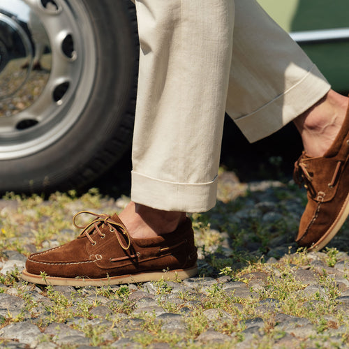 Velasca | Artisanal boat shoes, in collaboration with Alfa Romeo