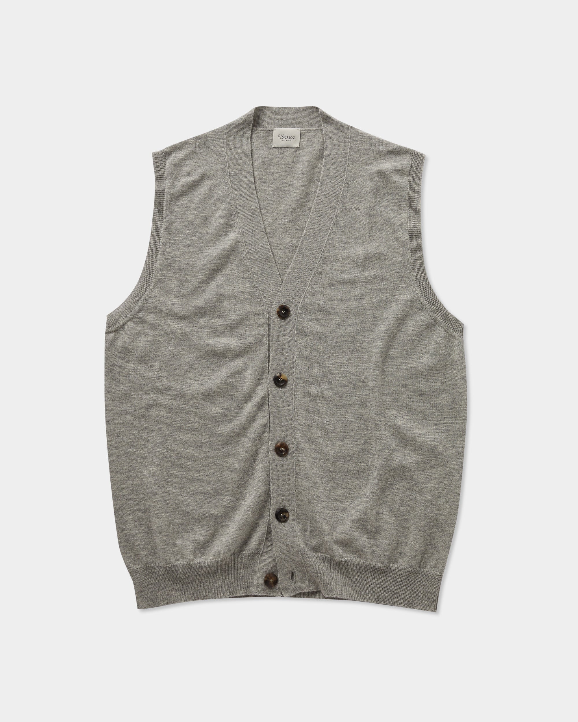 Men's sweater vest, 100% wool. Handcrafted in Italy - Velasca