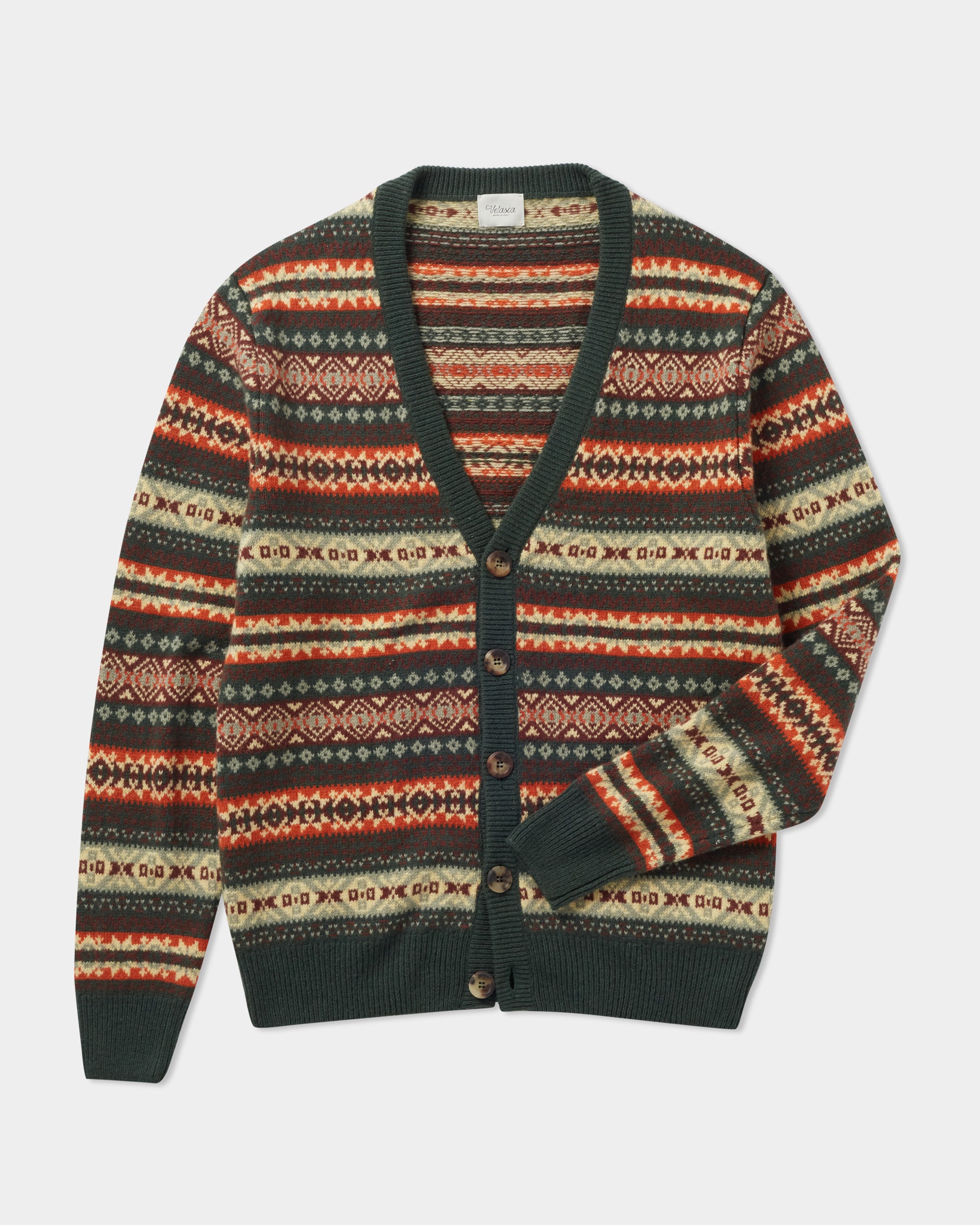 Fair isle mens cardigan clearance