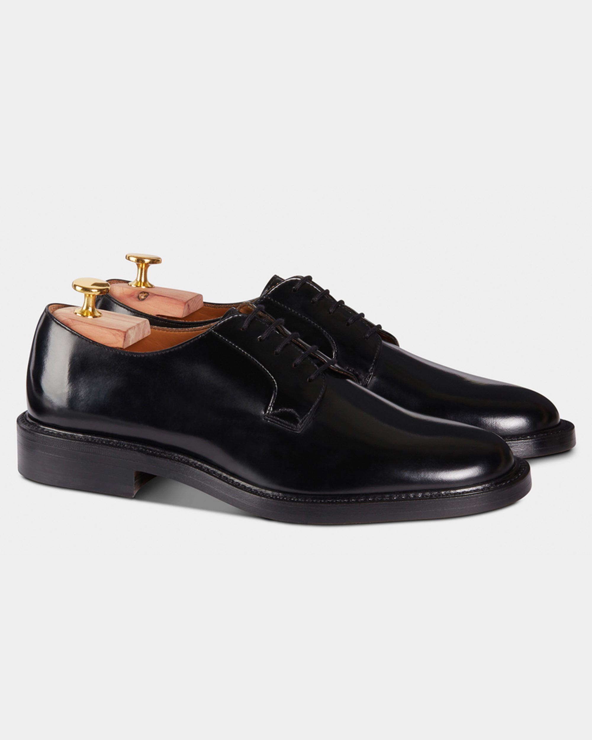 Leather Derby shoes