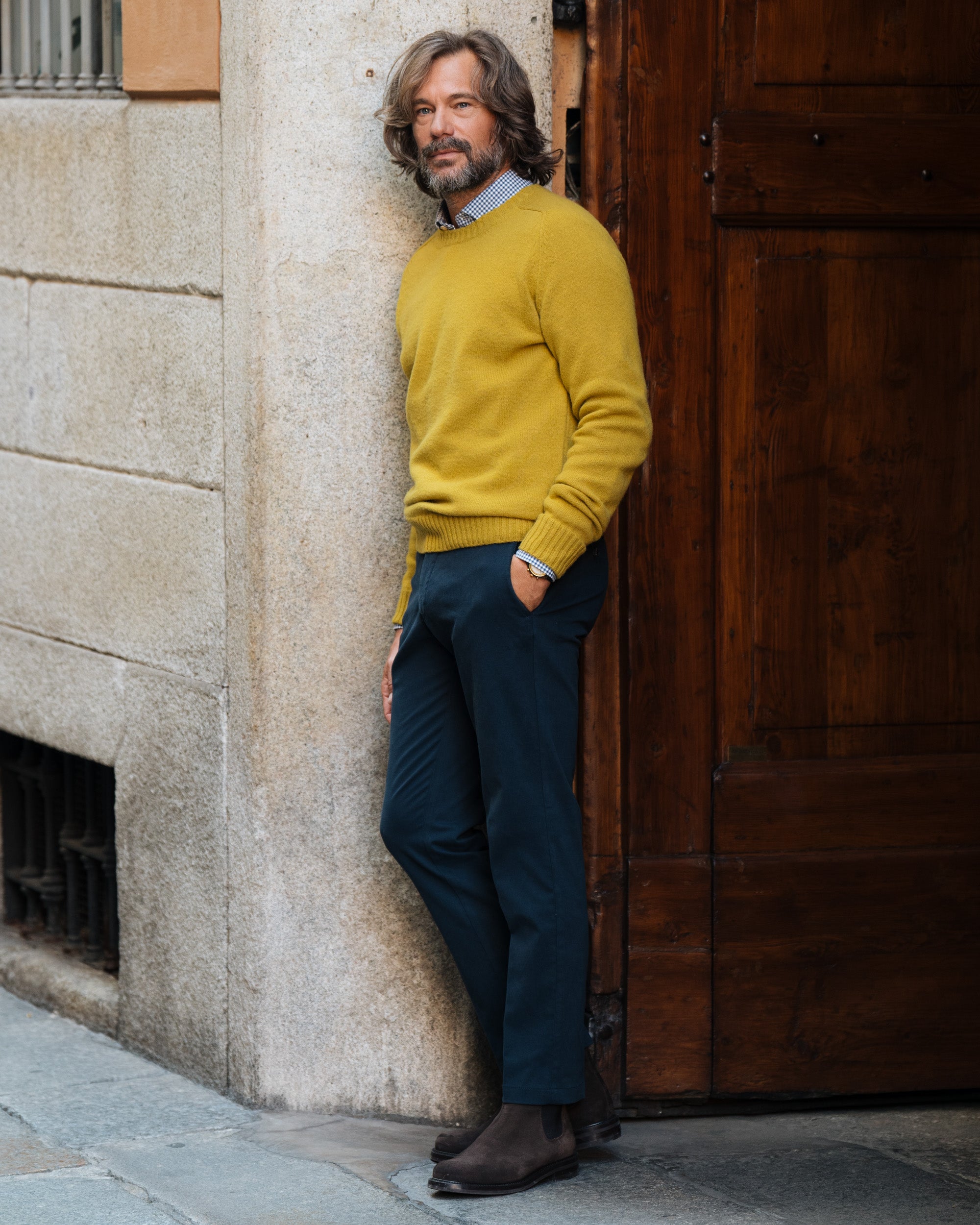 Velasca Men s sweater in pure Shetland wool. Made in Italy