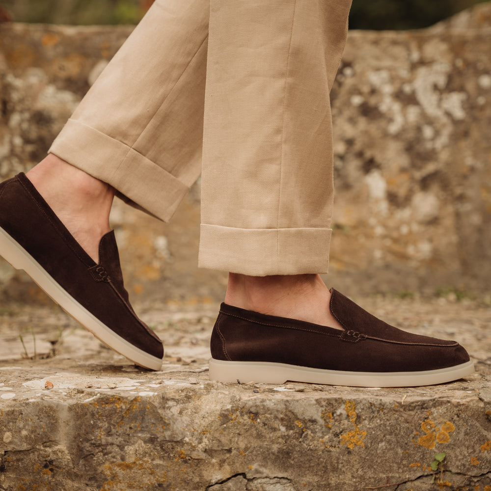 Sports loafer in suede for men | Velasca