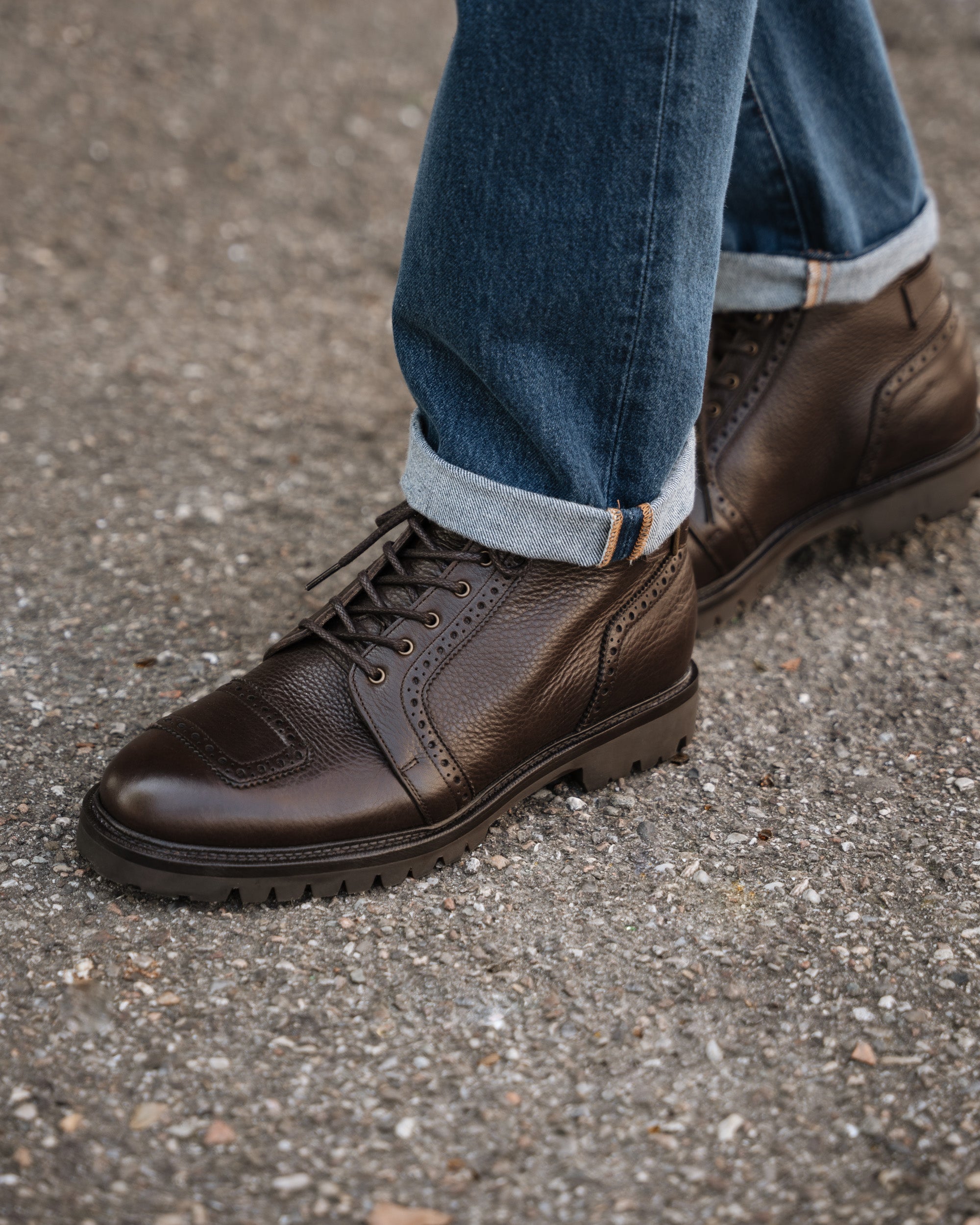 Karnes brogue hotsell cap toe boot